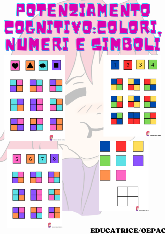 Potenziamento cognitivo: numeri, colori e simboli