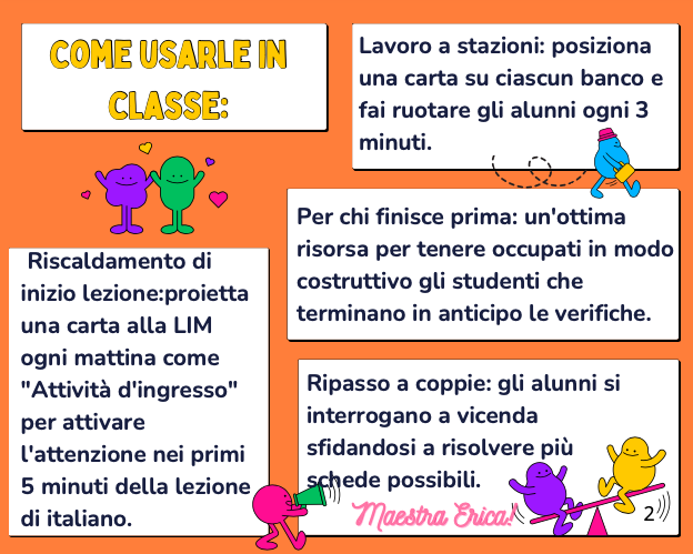 SOS Tempi Morti! 50 carte-sfida di Italiano (Classi 2ª-5ª Primaria)