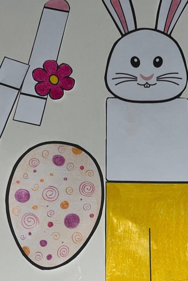 Coniglio Pasquale Cestino – Lavoretto di Pasqua