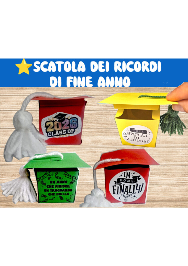 🌟Una Scatola per Salutare la Scuola