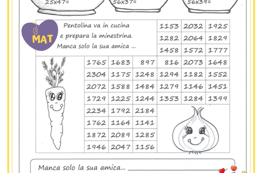 MAT 4 classe - Moltiplicazione 24 x 35