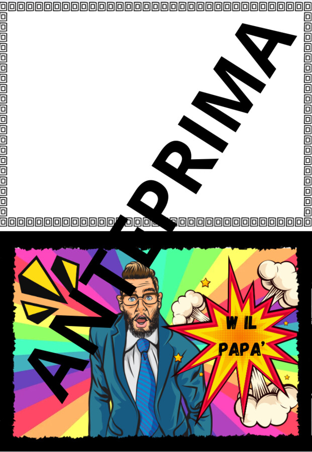 Papà Pop/ Biglietti auguri in stile pop art