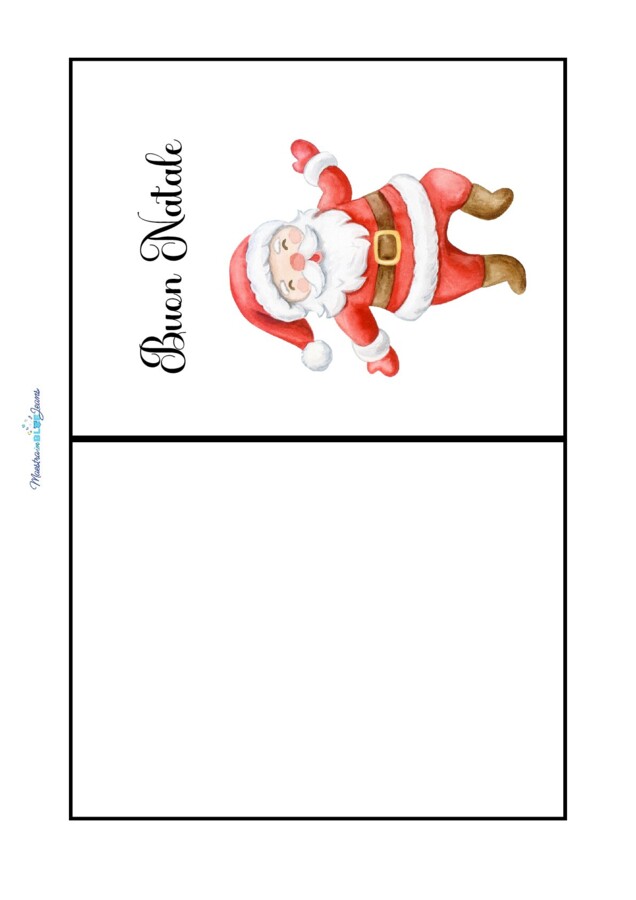 Biglietto musicale. Natale
