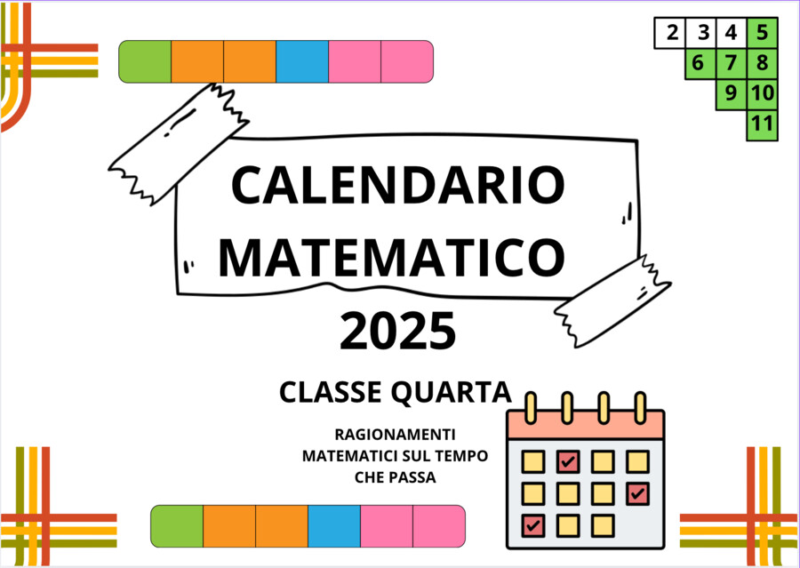 Calendario matematico/classe quarta