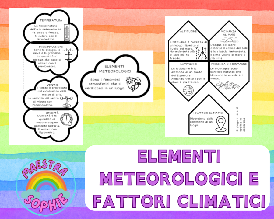 ELEMENTI METEOROLOGICI E FATTORI CLIMATICI - 2 LIBRETTI