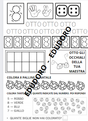PERCORSO NUMERI DA 0 A 10
