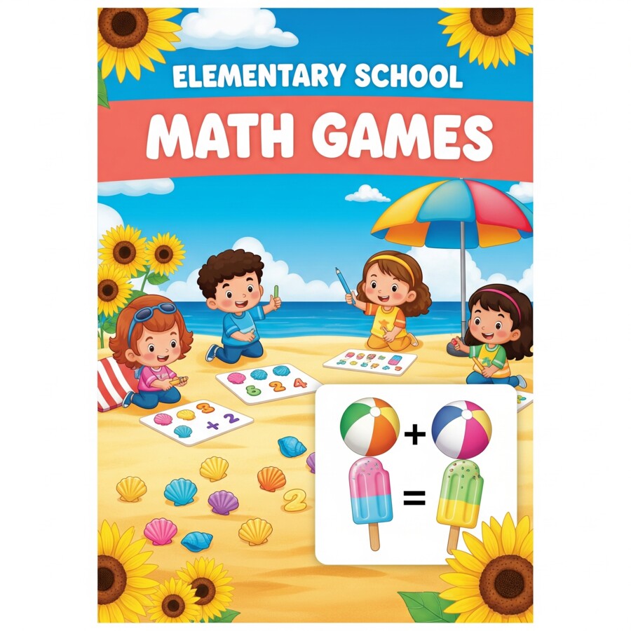 GIOCHI DI MATEMATICA PER LA SPIAGGIA - classe terza