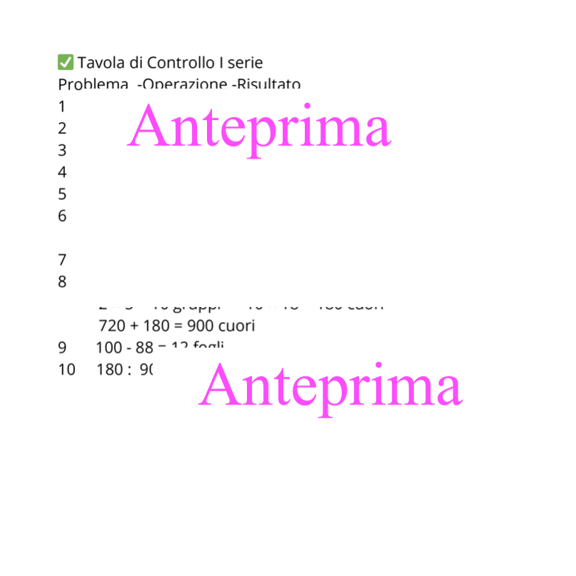 Mammatematica; problemi per la festa della mamma