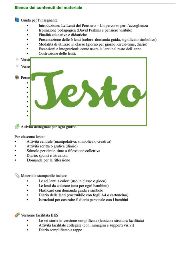 Le Lenti del Pensiero – Un percorso per educare lo sguardo e la mente: accoglienza e gestione del gruppo classe