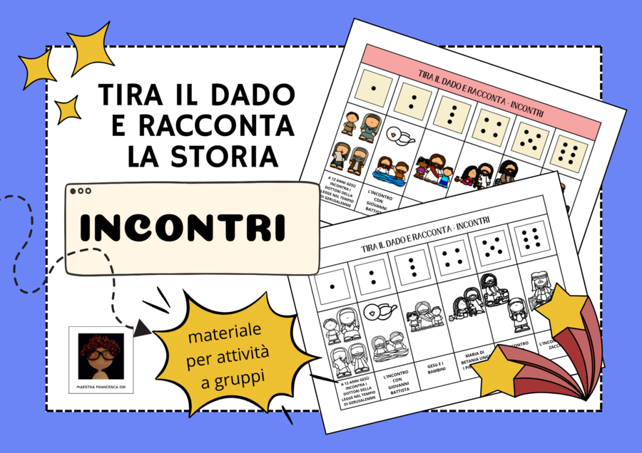 TIRA IL DADO E RACCONTA LA STORIA - INCONTRI