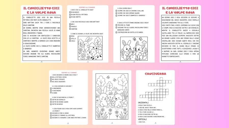 LETTURE E COMPRENSIONE IN STAMPATO MAIUSCOLO