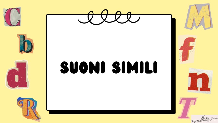 Attività didattica suoni simili - Ortografia - Classe Seconda
