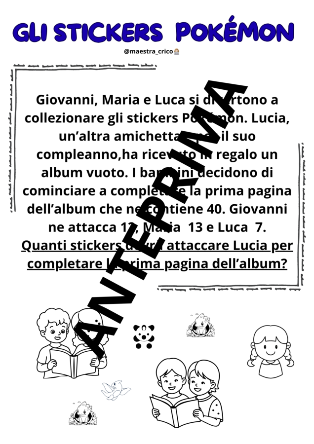DIVERTIAMOCI A RISOLVERE ALCUNE SITUAZIONI...PROBLEMATICHE