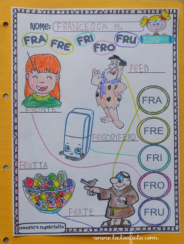 FR come FRIDA suono difficile