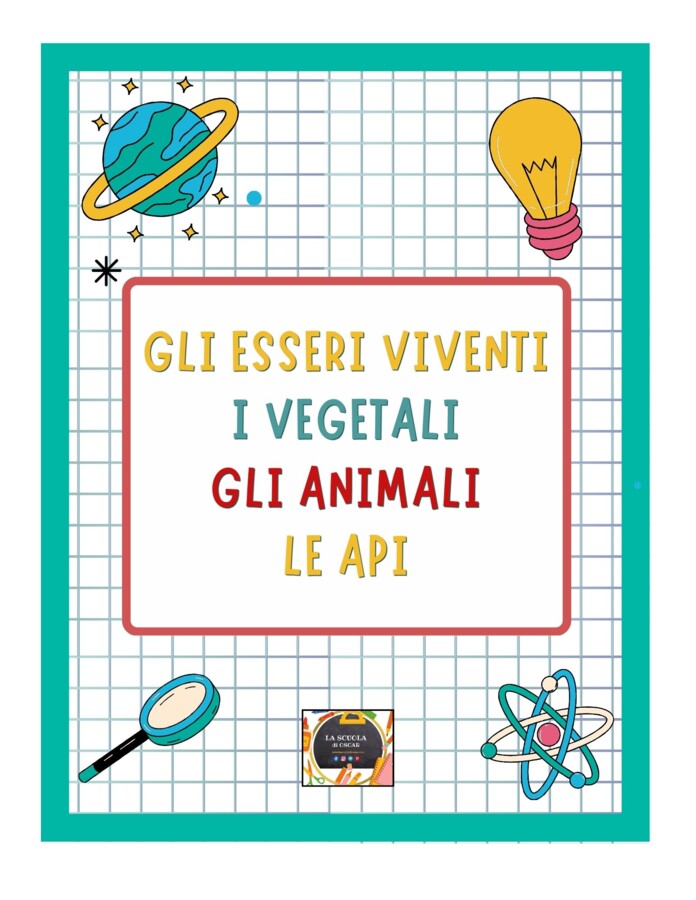 QUADERNO DI SCIENZE classe 3^ - per tutto l'anno scolastico -