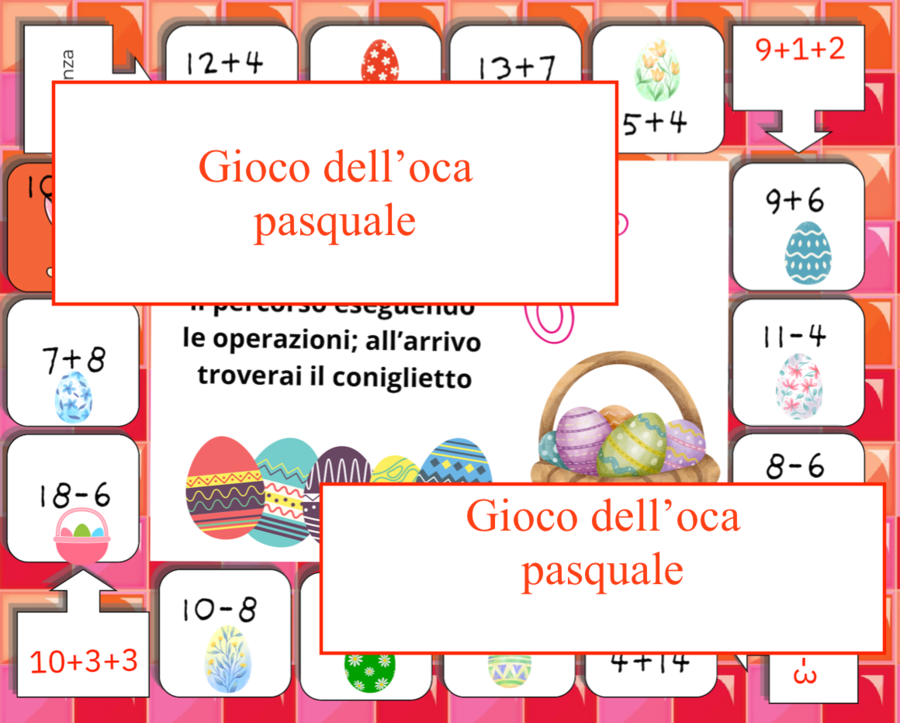 Gioco dell'oca pasquale