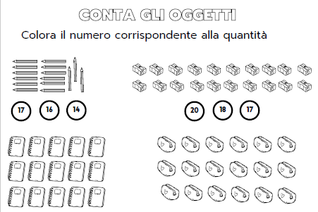 Conta gli oggetti