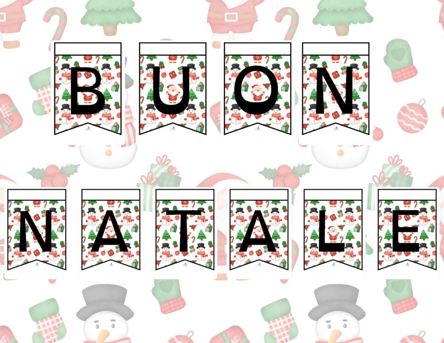 BANDIERINE : BUON NATALE