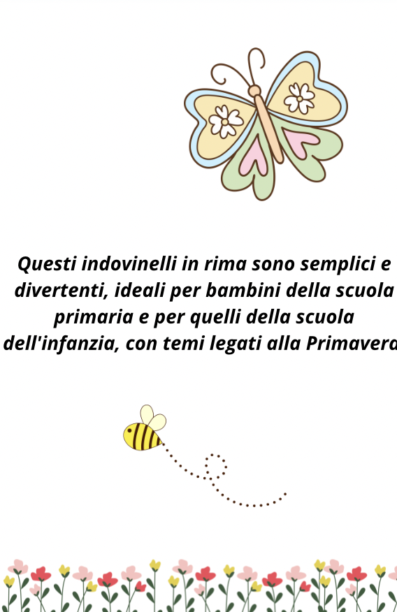 PRIMAVERA INDOVINELLI