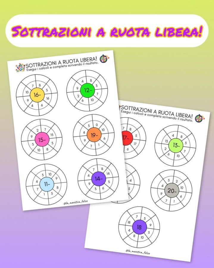 SOTTRAZIONI A RUOTA LIBERA