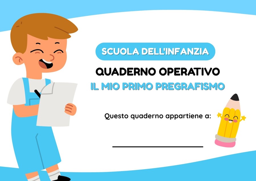 Vol. 1: COLLANA PRIMI PASSI • Vol. 1 Il Mio Primo Pregrafismo • Infanzia e BES