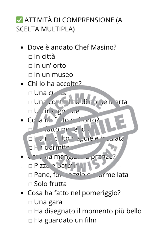 in gita con Chef Masino