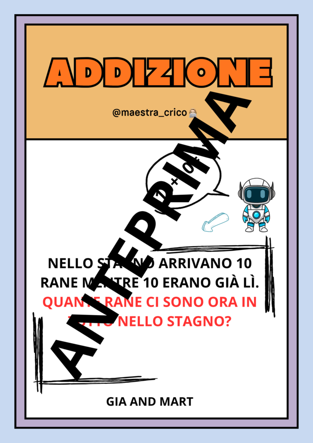PROBLEMI CREATI  INSIEME A ROBO-MAT