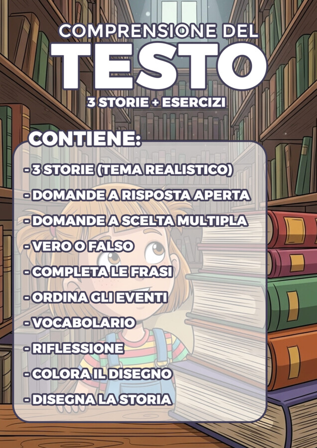 Comprensione del testo: 3 storie a tema realistico
