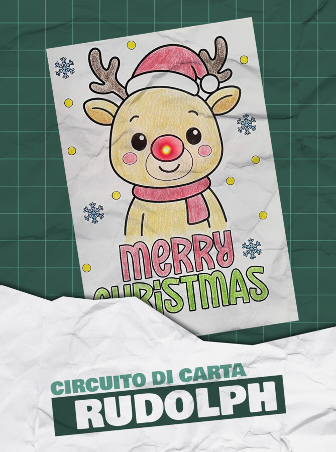 Circuito di carta - Natale con Rudolph