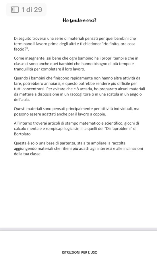 Ho finito e ora?