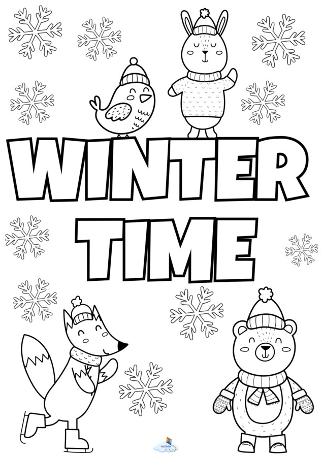 POSTER COLLABORATIVO: WINTER TIME