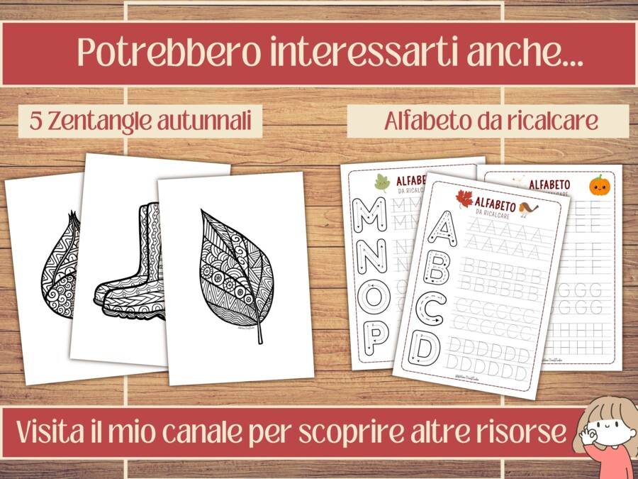 [FREEBIE] Mandala Autunnale Disegnato a Mano (NO AI) | Scheda Antistress e Arte per la Classe | Disegno da Colorare Autunno (PDF Stampabile)