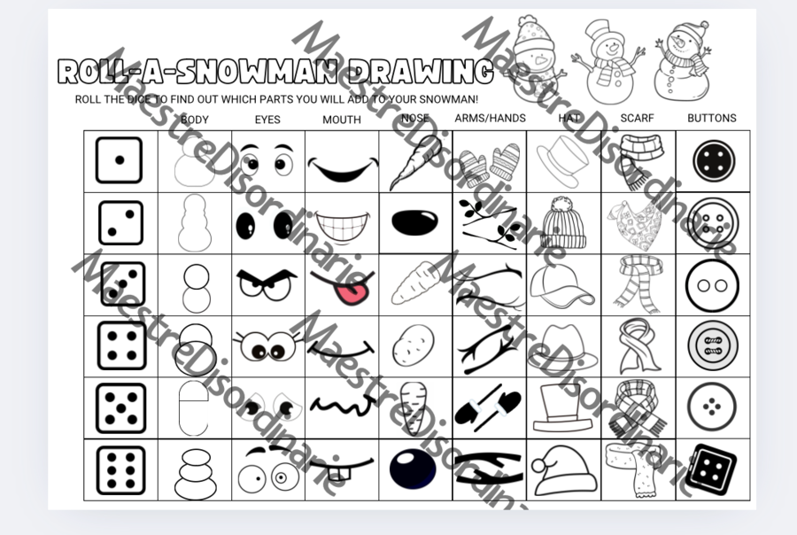 Roll a snowman - Crea il tuo pupazzo di neve