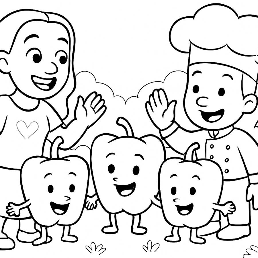 PEPPE IL PEPERONE E I COLORI DELLA GIOIA