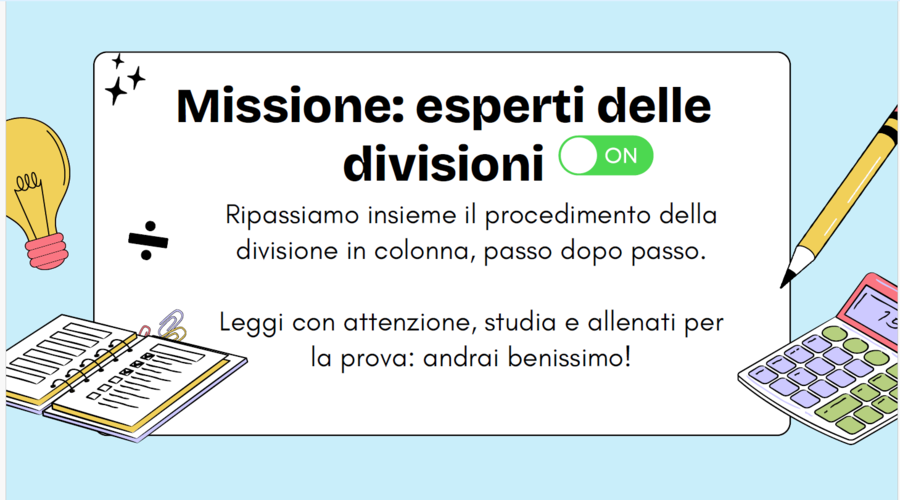 Kit “Missione: esperto/a nelle divisioni”🚀