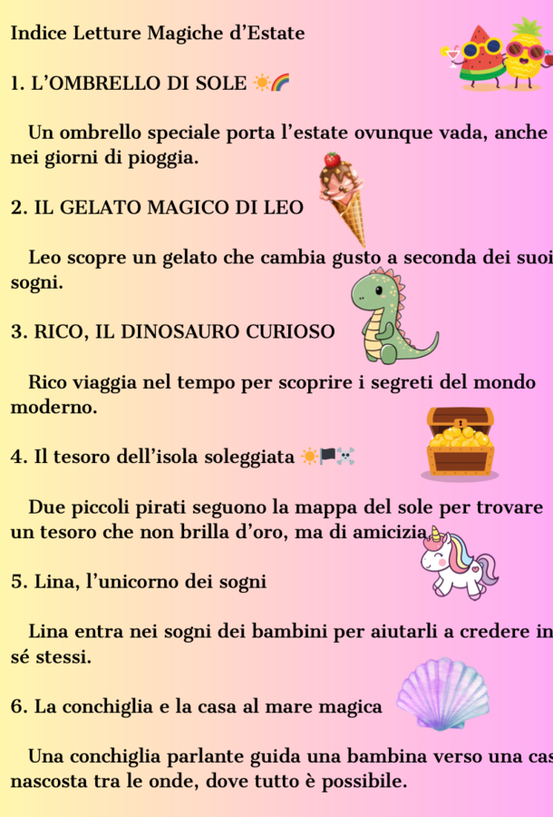 LETTURE 1-2 ELEMENTARE ANCHE BES