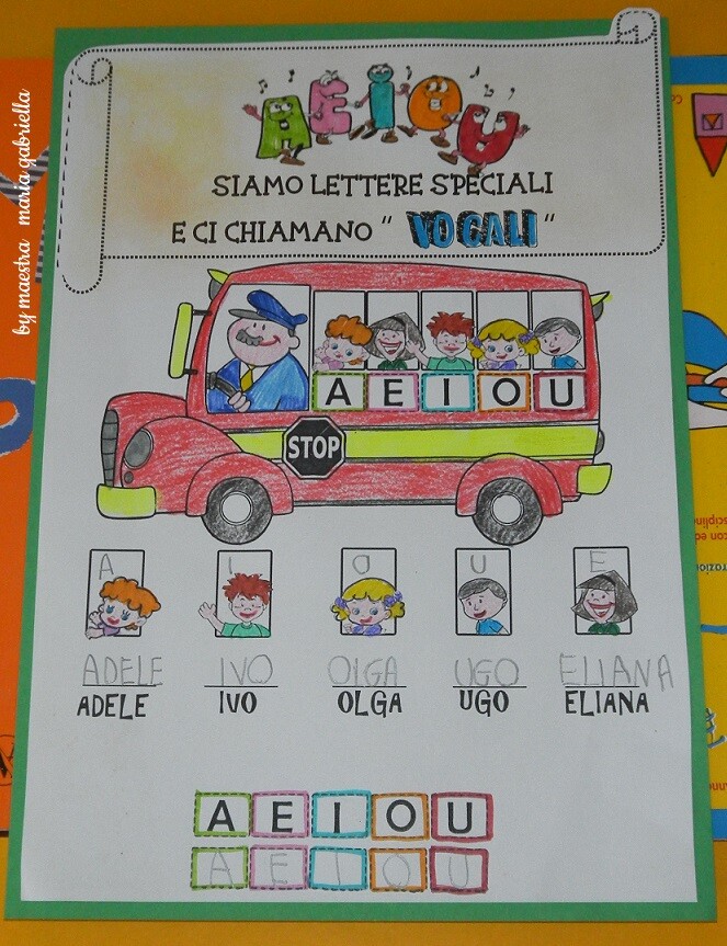 Autobus e fiore vocalico