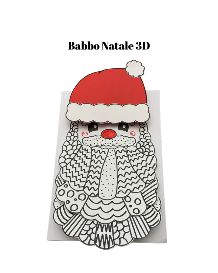 Babbo Natale Doodling 3D