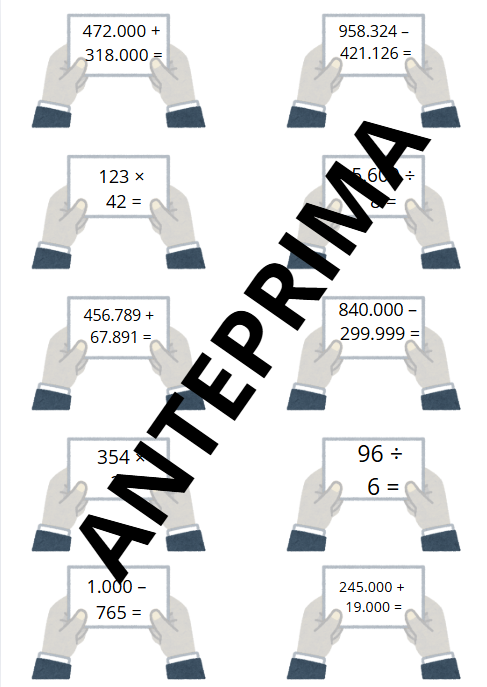 TORNEO FINALE DI MATEMATICA - CL.4