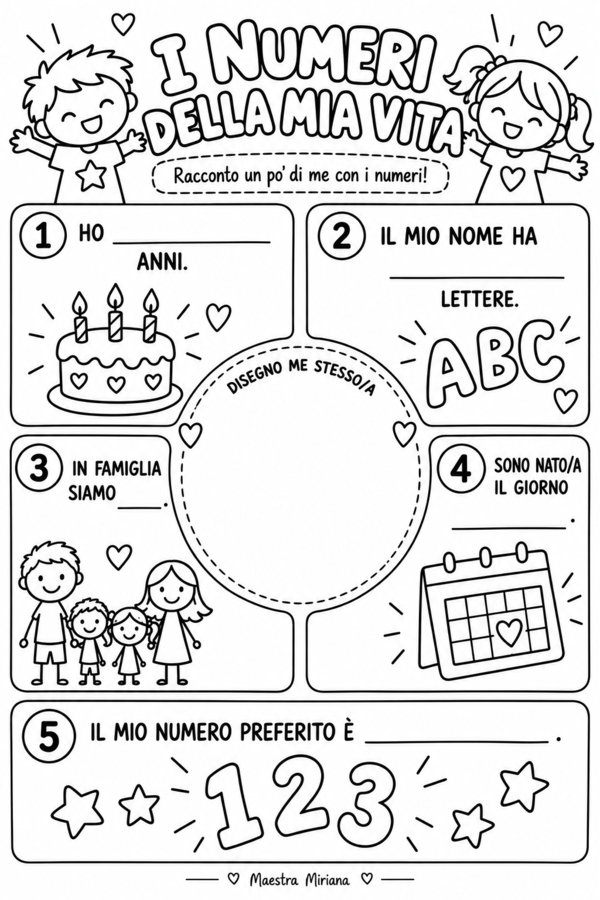 I numeri della vita -classe prima
