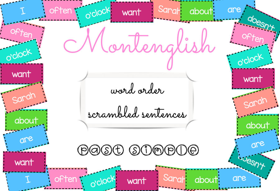 Scrambled Sentences: Past Simple