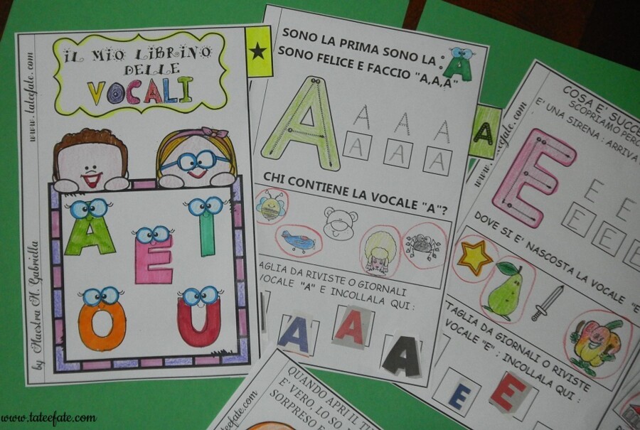 Il librino creativo delle vocali