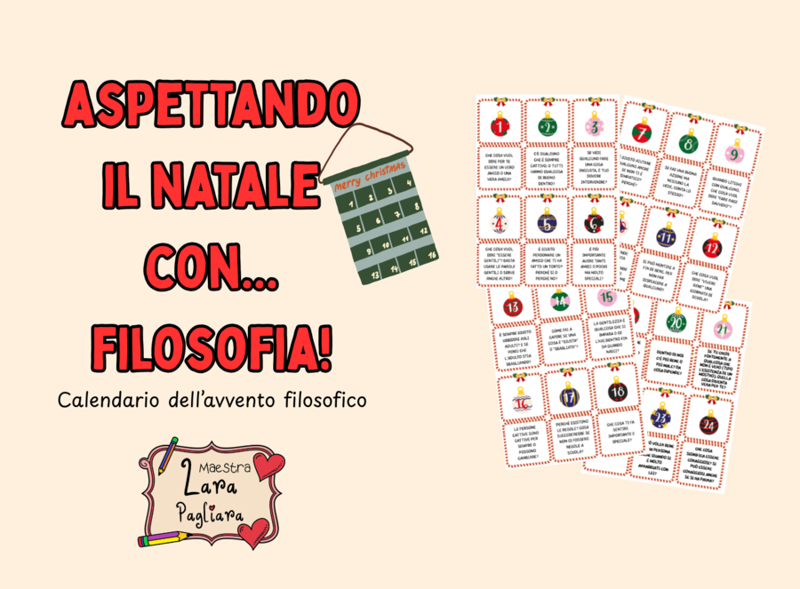 Calendario dell'avvento "Aspettando il Natale con... filosofia!"