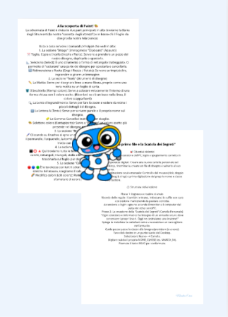 Laboratorio di Informatica con Paint: Metodo passo-passo, regole, lezioni e verifiche (Classi 2ª-3ª Primaria)