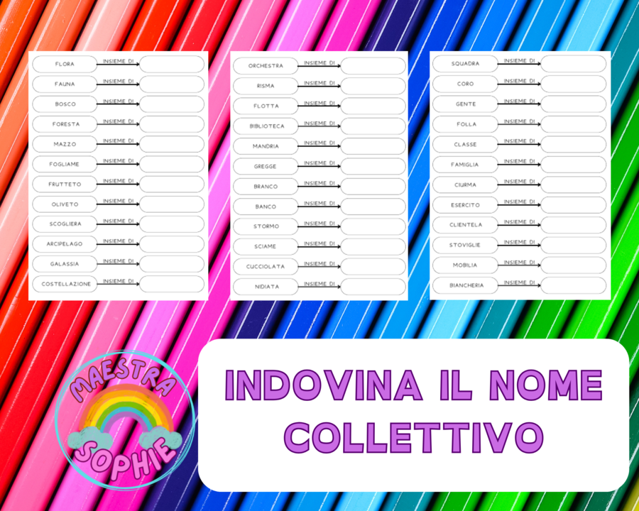 INDOVINA I NOMI COLLETTIVI