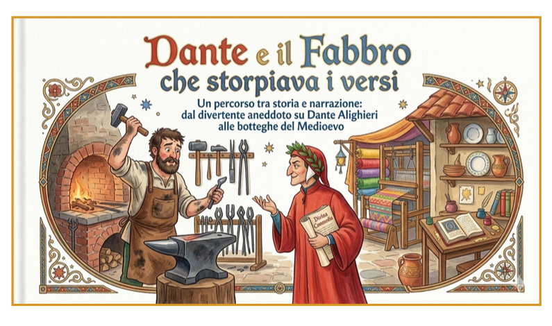 Dante e il fabbro che storpiava i versi-un percorso tra storia e narrazione con attività per il Dantedì