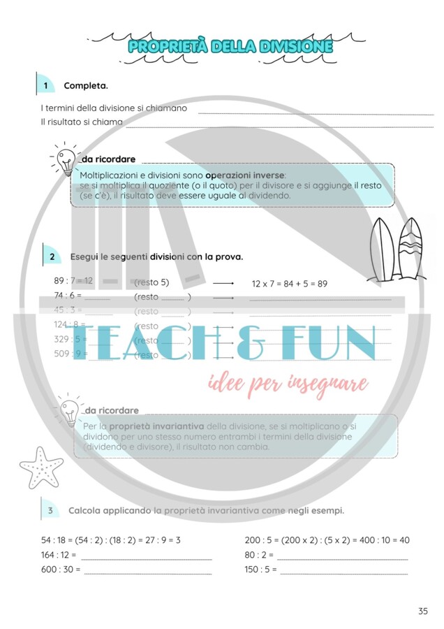 Pronti, partenza...MATEMATICA! - quaderno di matematica