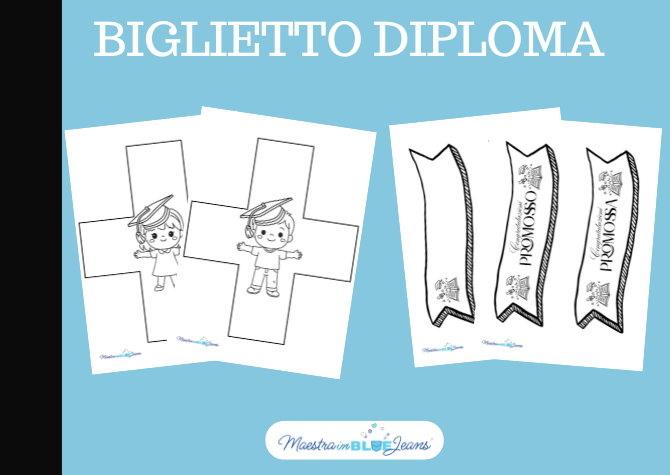 Biglietto Diploma di fine anno