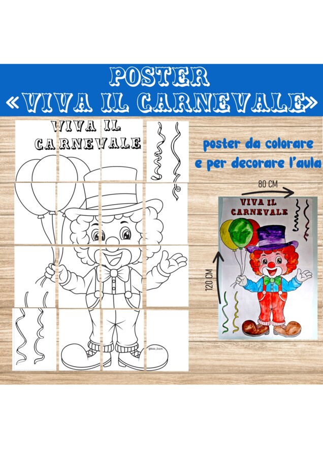 Poster "Viva il Carnevale"