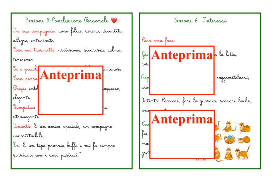 Descrivere un animale – Scrittura descrittiva scuola primaria- Percorso in 7 carte per l’autonomia nella scrittura
